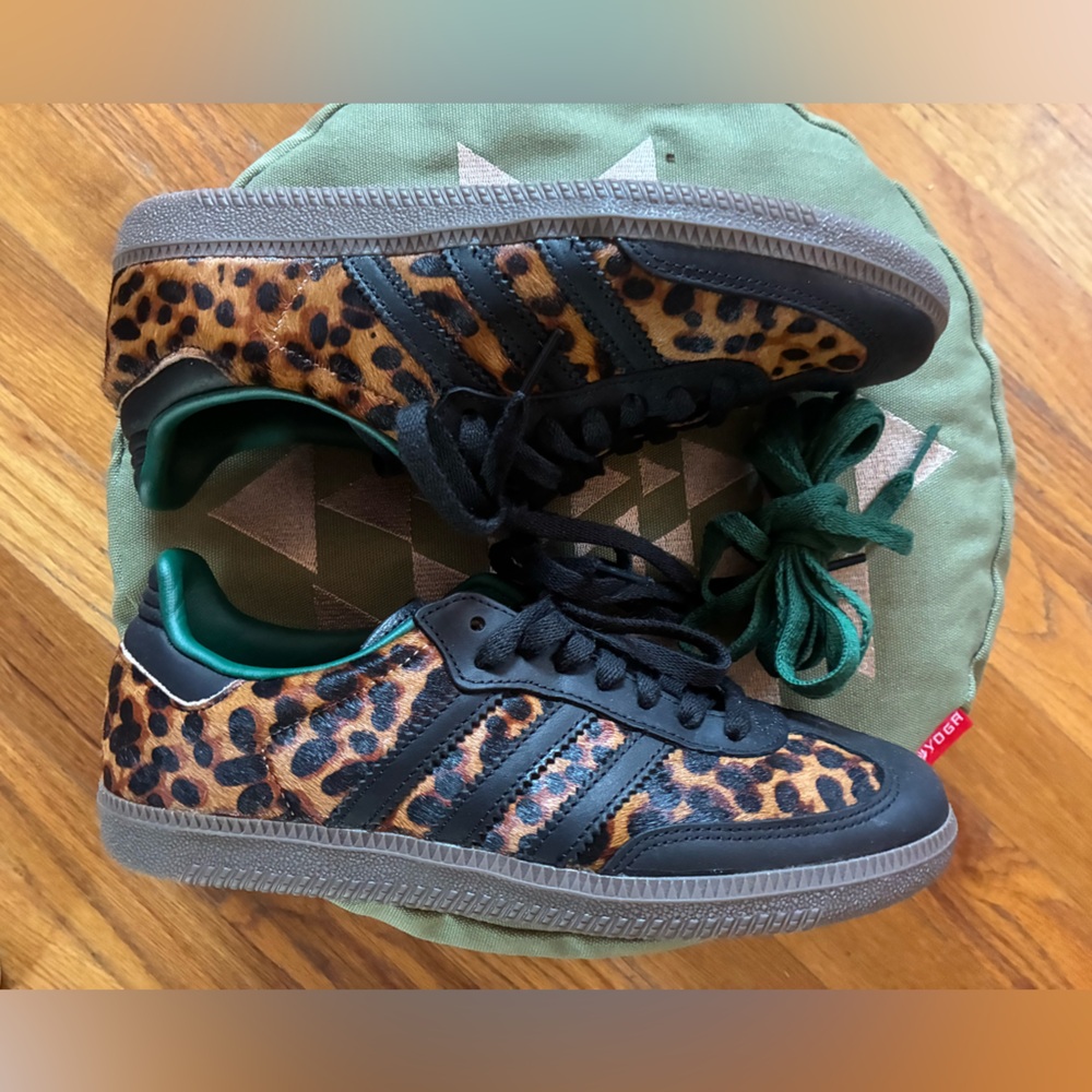 NEW adidas Samba OG - Cheetah/Leopard Print - Women's Size 7 Sneakers